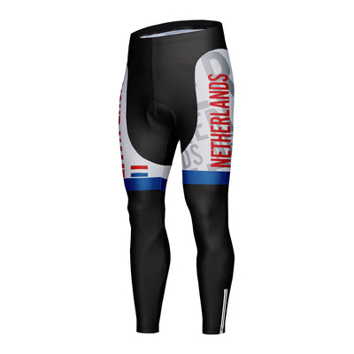 Customized Netherlands Unisex Cycling Tights Long Pants