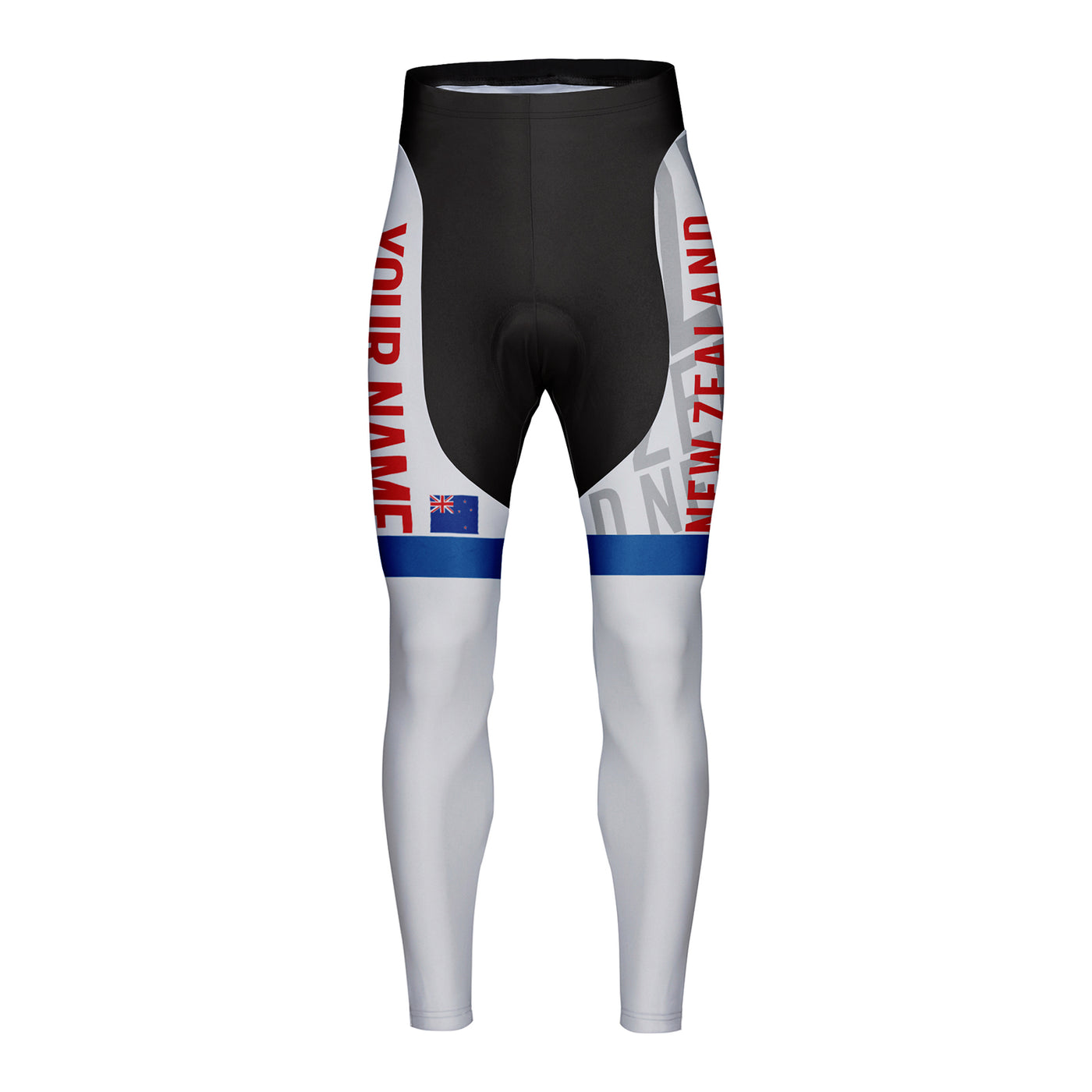 Customized New Zealand Unisex Cycling Tights Long Pants