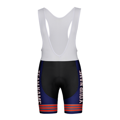 Customized Chicago Team Unisex Cycling Bib Shorts