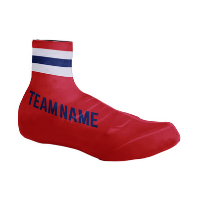 Customized New England Team Cycling Shoe Covers