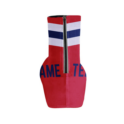Customized New England Team Cycling Shoe Covers