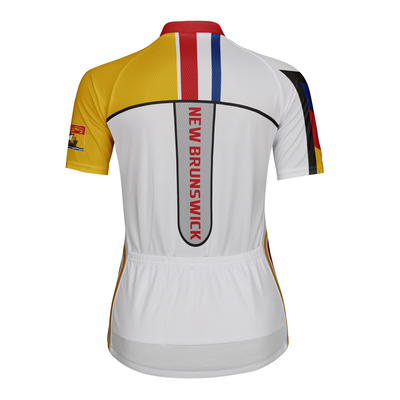 Customized New Brunswick Women's Cycling Jersey Short Sleeve