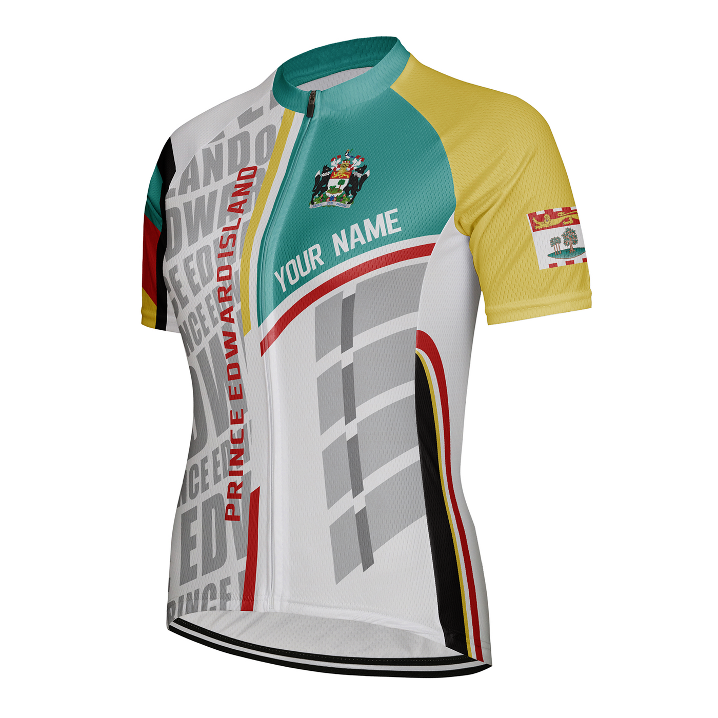 Customized Prince Edward Island Women's Cycling Jersey Short Sleeve