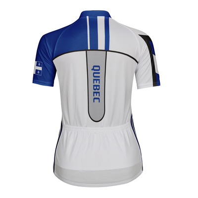 Customized Quebec Women's Cycling Jersey Short Sleeve
