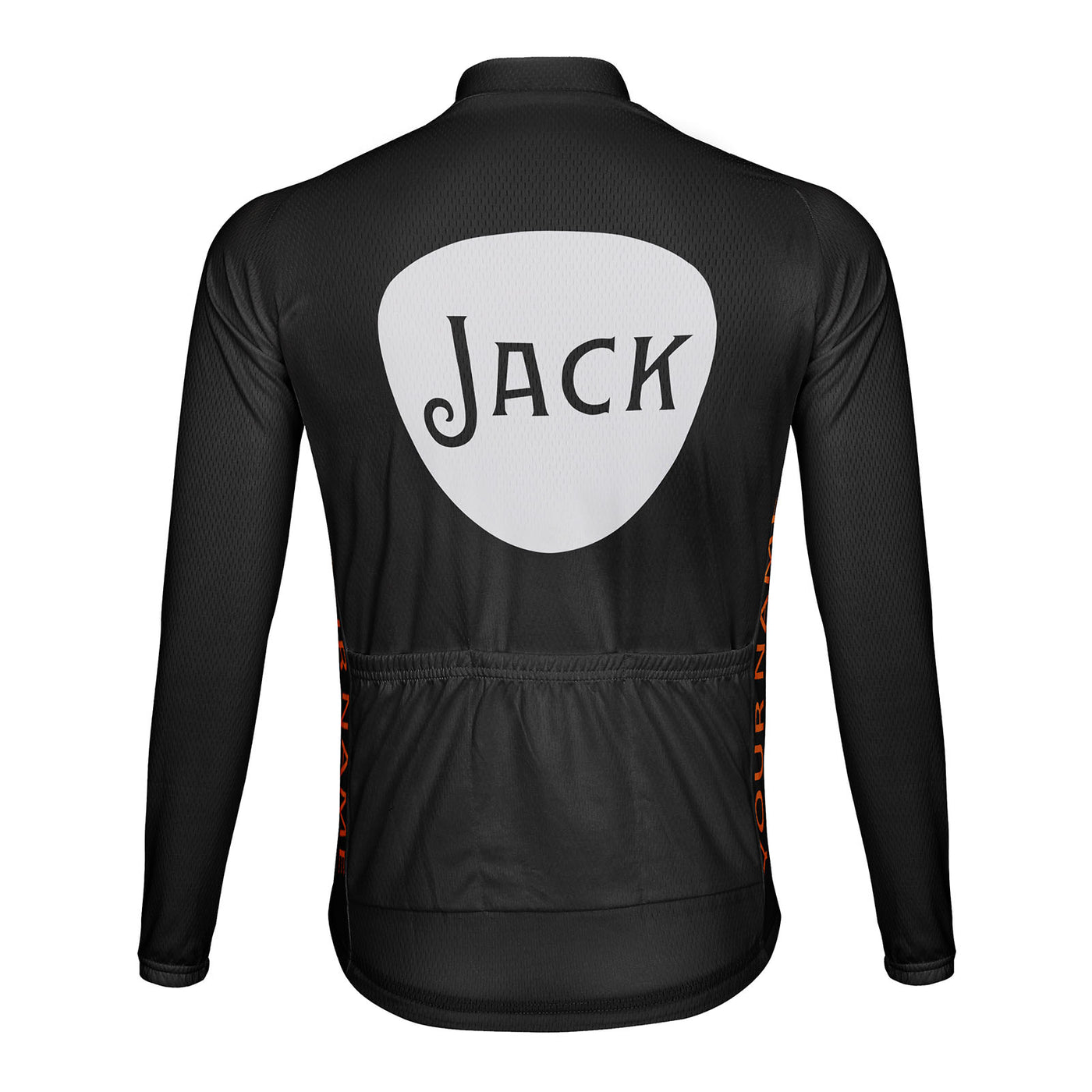 Customized Halloween Men's Winter Thermal Fleece Cycling Jersey Long Sleeve