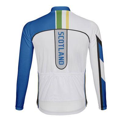 Customized Scotland Men's Cycling Jersey Long Sleeve