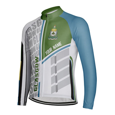 Customized Glasgow Men's Cycling Jersey Long Sleeve