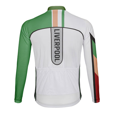 Customized Liverpool Men's Cycling Jersey Long Sleeve