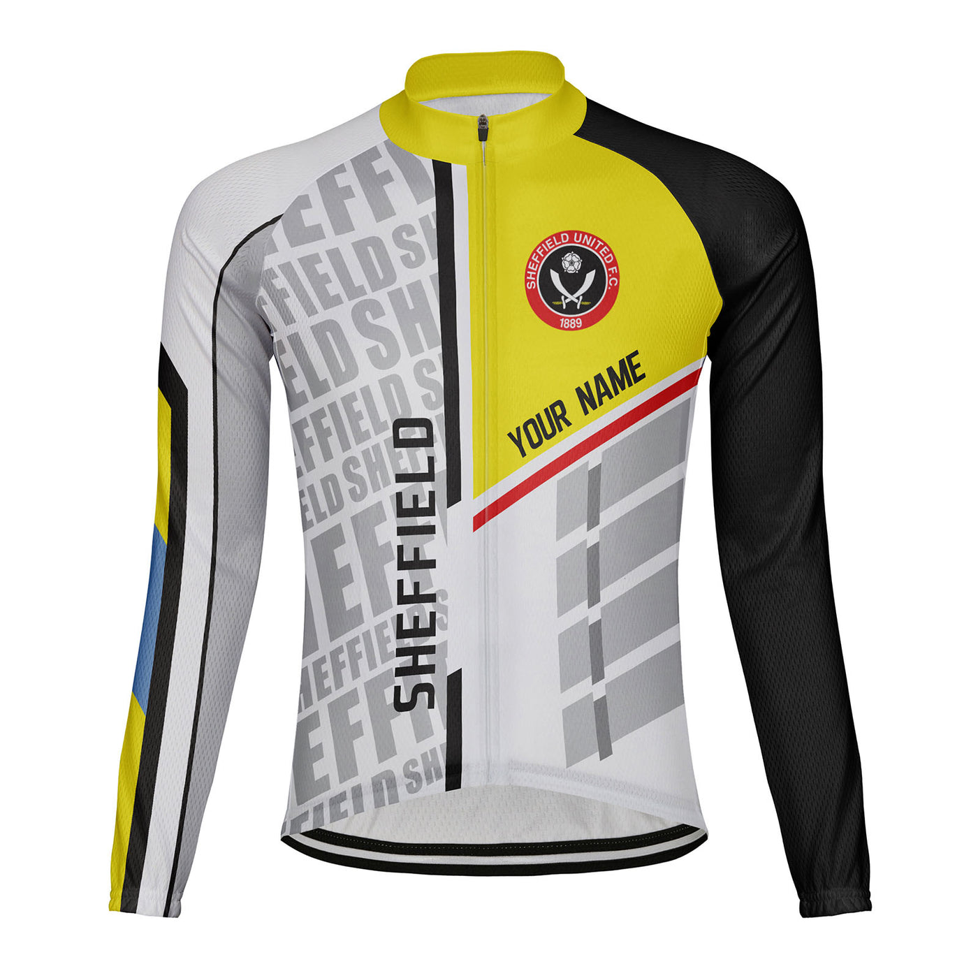 Customized Sheffield Men's Cycling Jersey Long Sleeve