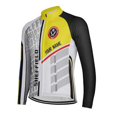 Customized Sheffield Men's Cycling Jersey Long Sleeve