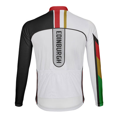 Customized Edinburgh Men's Cycling Jersey Long Sleeve