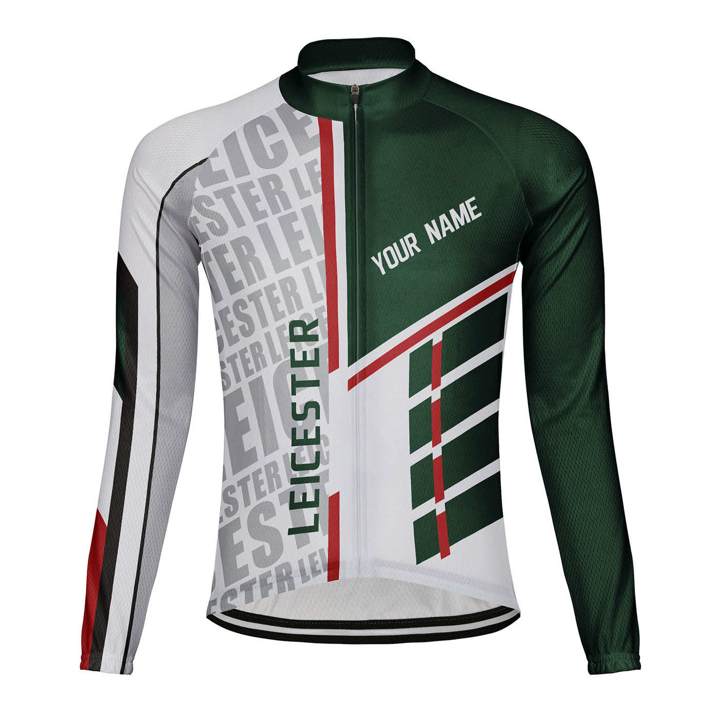 Customized Leicester Men's Cycling Jersey Long Sleeve