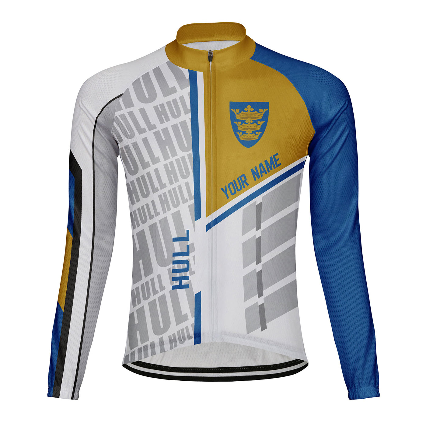 Customized Hull Men's Cycling Jersey Long Sleeve