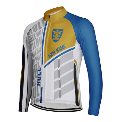 Customized Hull Men's Cycling Jersey Long Sleeve