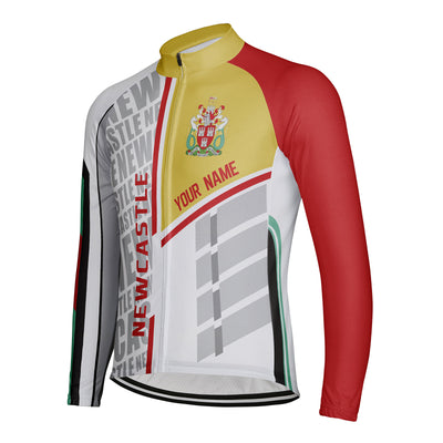 Customized Newcastle Men's Cycling Jersey Long Sleeve