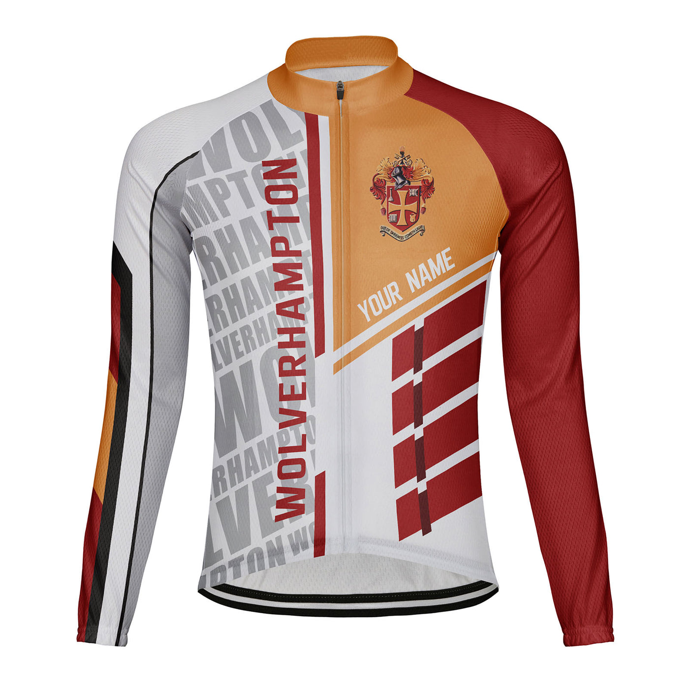 Customized Wolverhampton Men's Cycling Jersey Long Sleeve