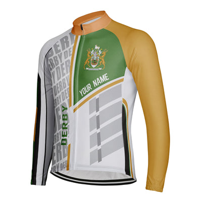 Customized Derby Men's Cycling Jersey Long Sleeve