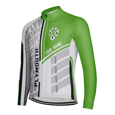 Customized Plymouth Men's Cycling Jersey Long Sleeve