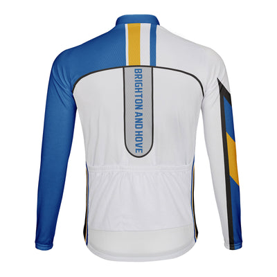 Customized Brighton and Hove Men's Cycling Jersey Long Sleeve