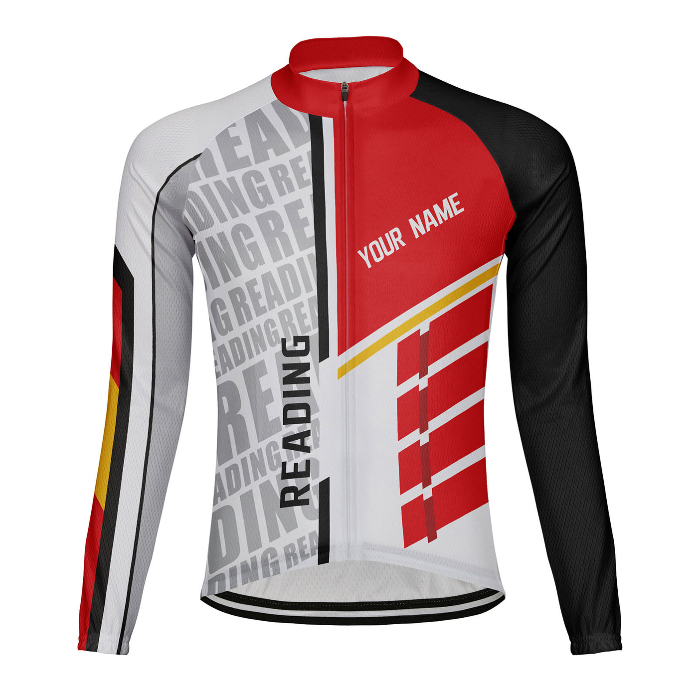 Customized Reading Men's Cycling Jersey Long Sleeve