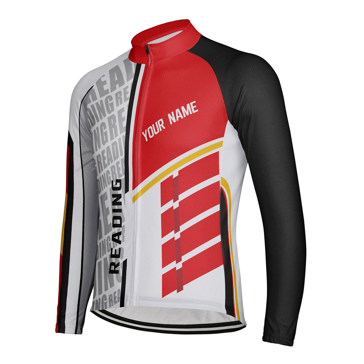 Customized Reading Men's Cycling Jersey Long Sleeve