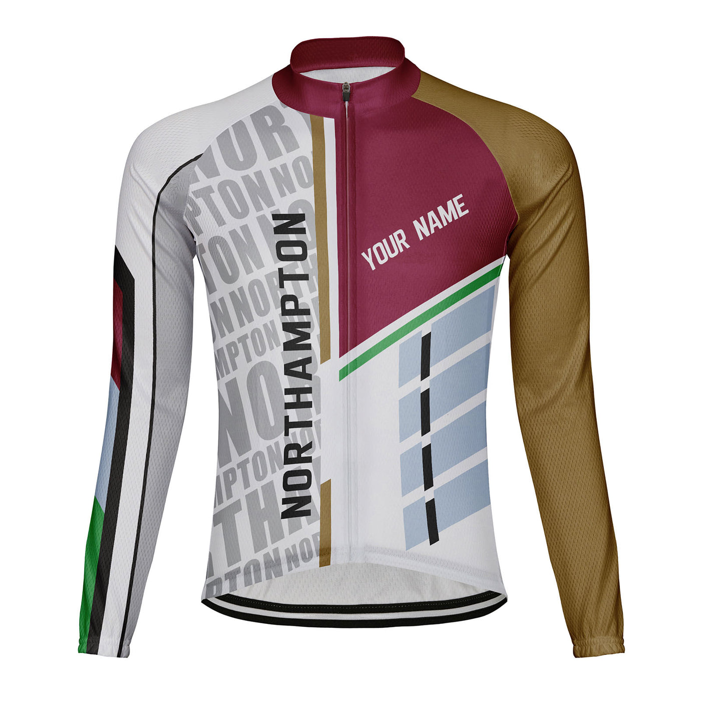 Customized Northampton Men's Cycling Jersey Long Sleeve