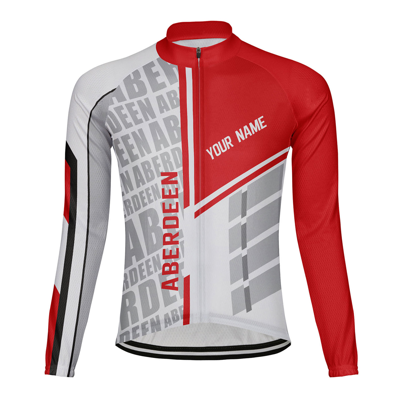 Customized Aberdeen Men's Cycling Jersey Long Sleeve