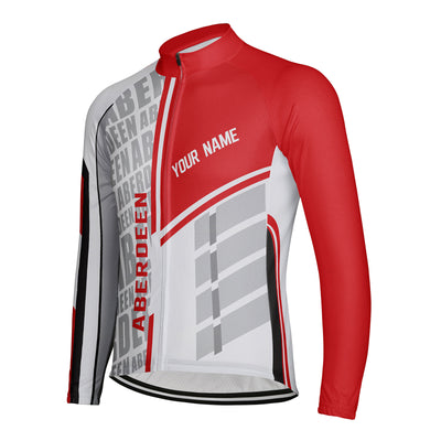 Customized Aberdeen Men's Cycling Jersey Long Sleeve