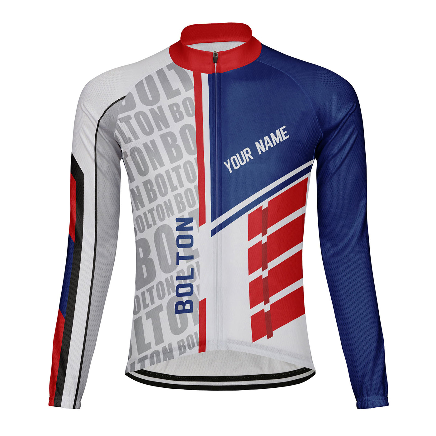 Customized Bolton Men's Cycling Jersey Long Sleeve