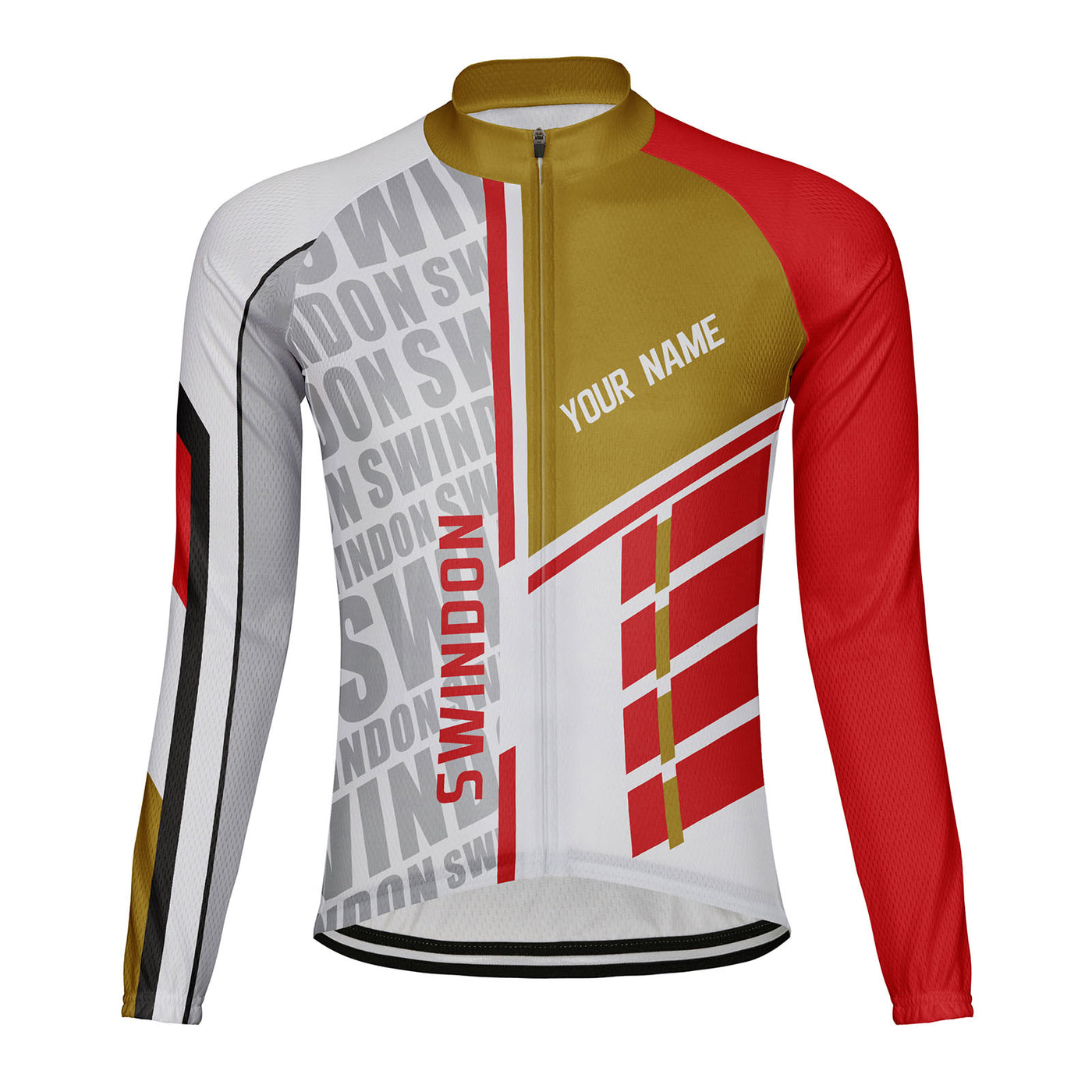 Customized Swindon Men's Cycling Jersey Long Sleeve