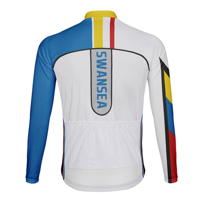 Customized Swansea Men's Cycling Jersey Long Sleeve