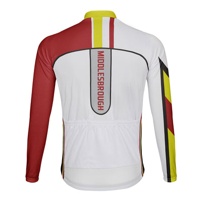 Customized Middlesbrough Men's Cycling Jersey Long Sleeve