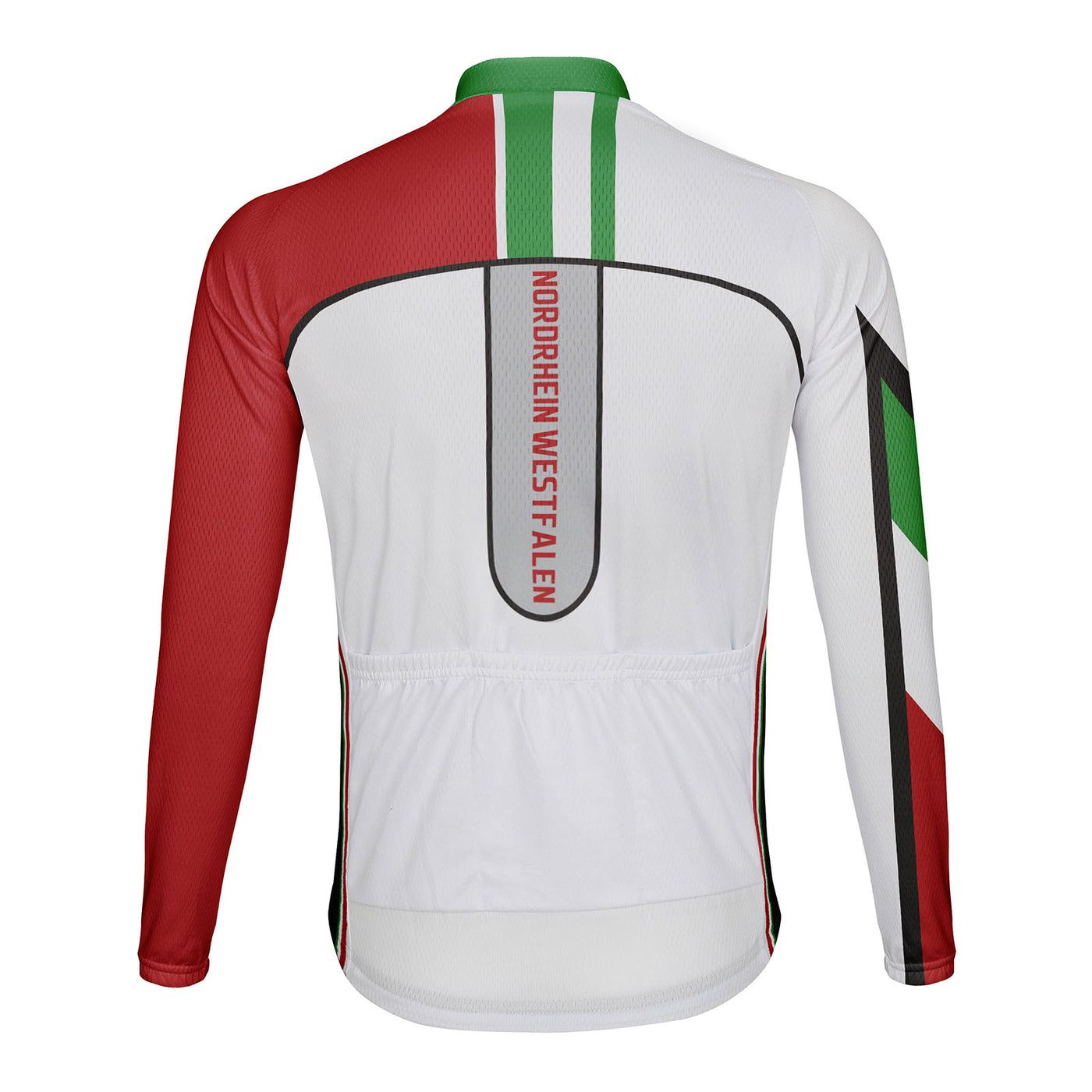 Customized Nordrhein Westfalen Men's Winter Thermal Fleece Cycling Jersey Long Sleeve