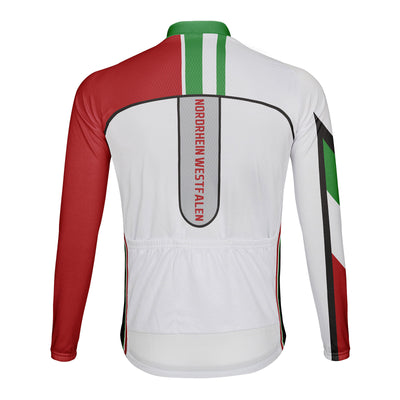 Customized Nordrhein Westfalen. Men's Cycling Jersey Long Sleeve