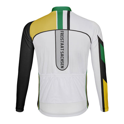 Customized Freistaat Sachsen Men's Cycling Jersey Long Sleeve