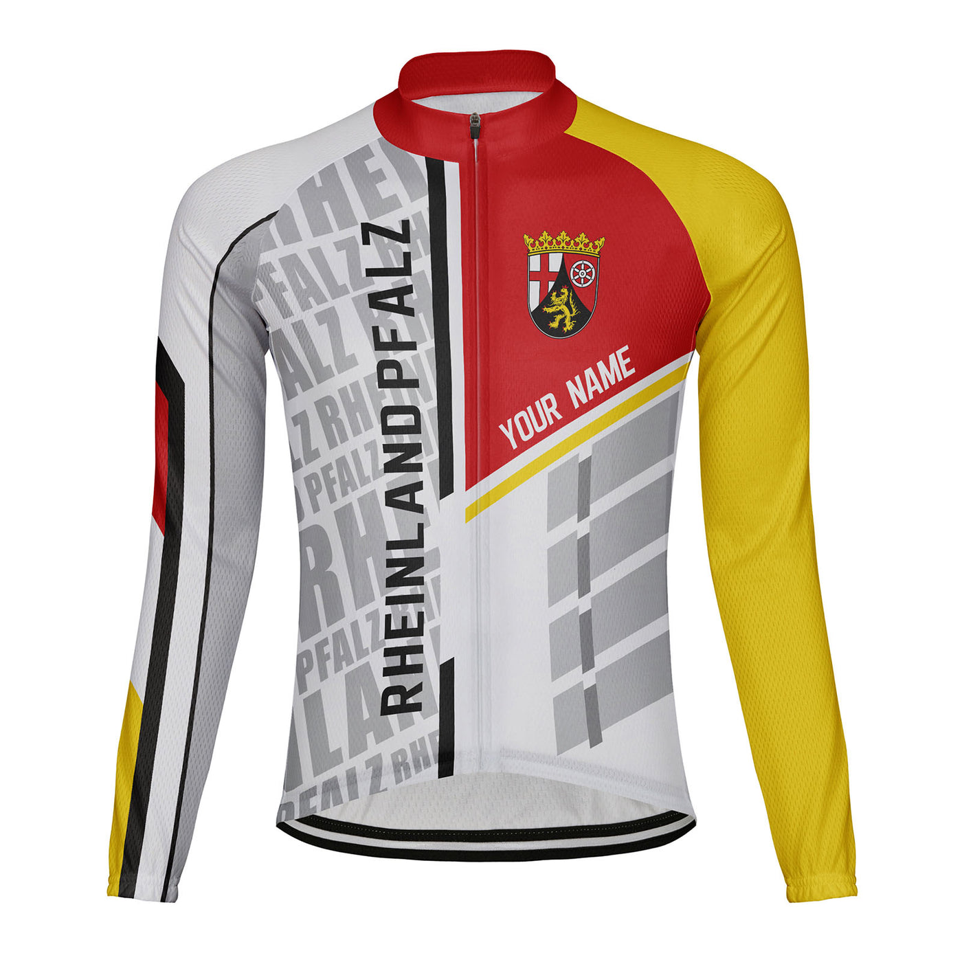 Customized Rheinland Pfalz Men's Cycling Jersey Long Sleeve
