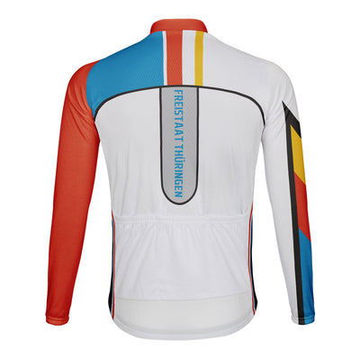 Customized Freistaat Thüringen Men's Cycling Jersey Long Sleeve
