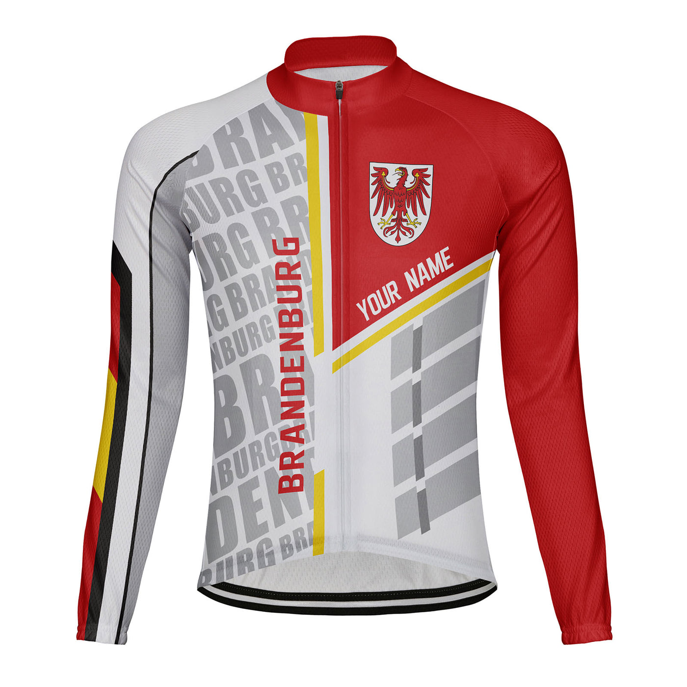 Customized Brandenburg Men's Cycling Jersey Long Sleeve