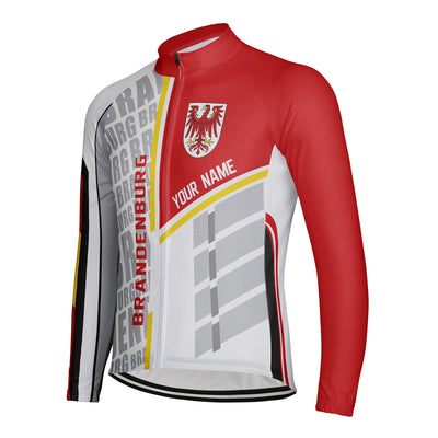 Customized Brandenburg Men's Cycling Jersey Long Sleeve