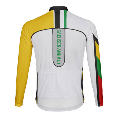 Customized Sachsen Anhalt Men's Cycling Jersey Long Sleeve