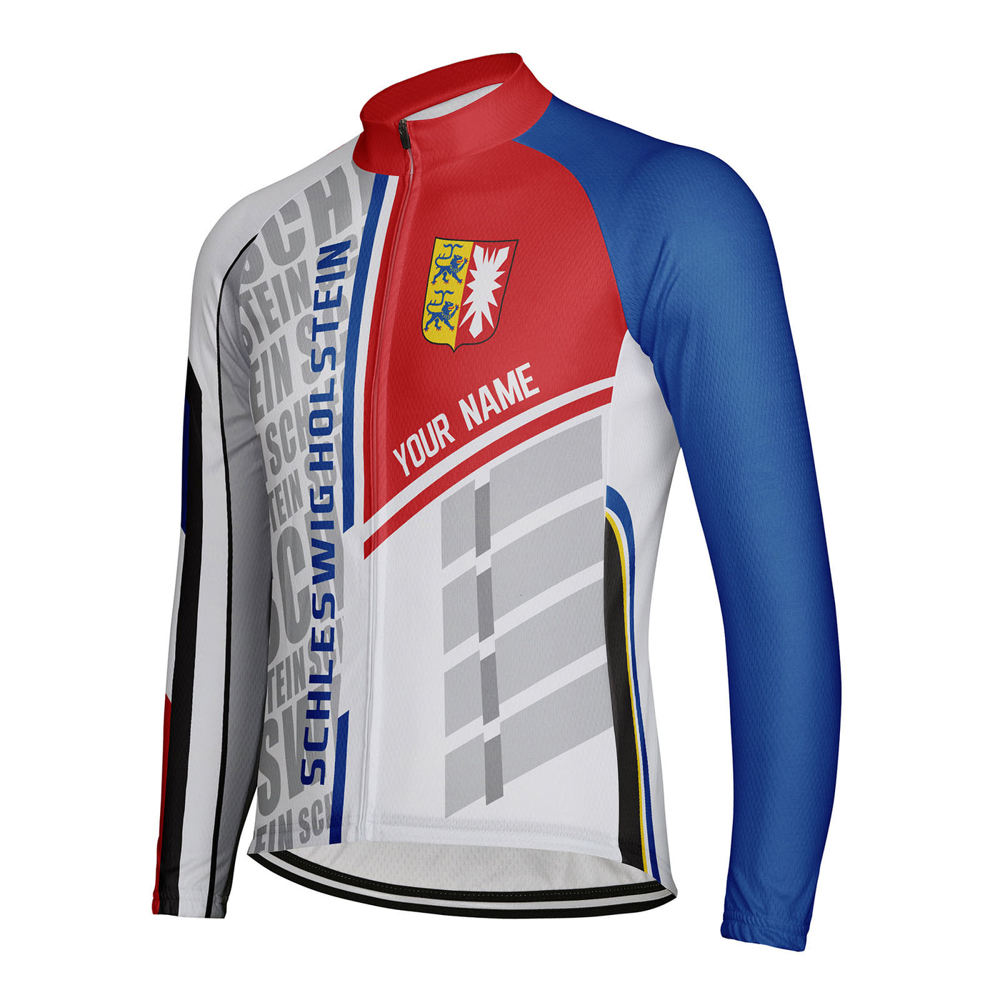 Customized Schleswig Holstein Men's Cycling Jersey Long Sleeve