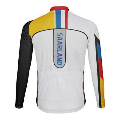 Customized Saarland Men's Cycling Jersey Long Sleeve