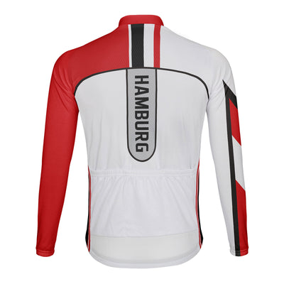 Customized Hamburg Men's Cycling Jersey Long Sleeve