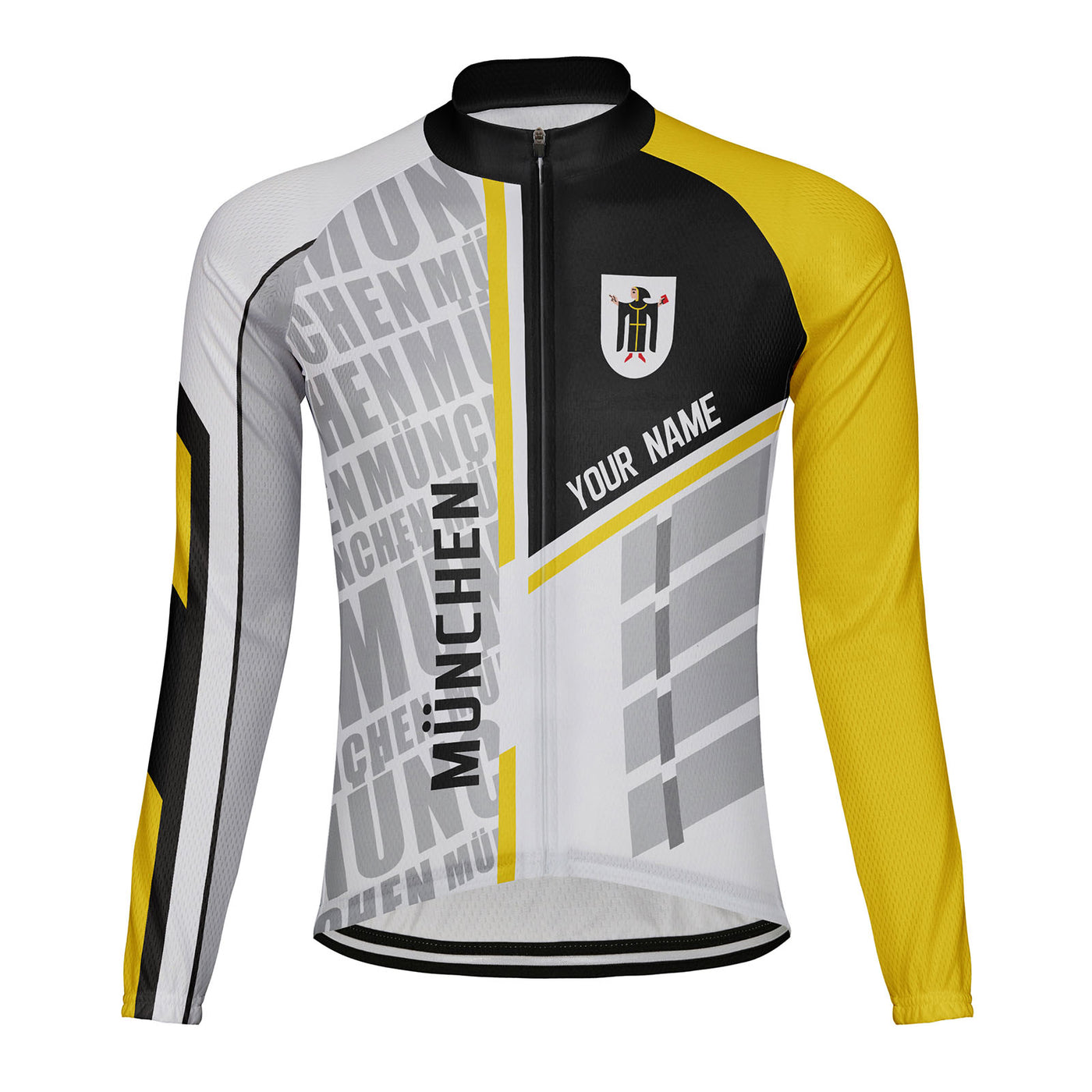 Customized München Men's Cycling Jersey Long Sleeve