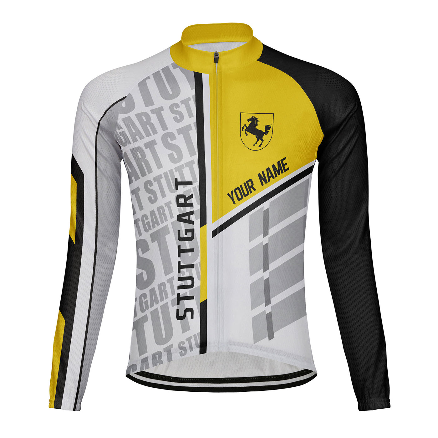 Customized Stuttgart Men's Cycling Jersey Long Sleeve