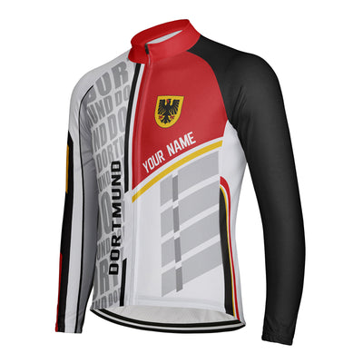 Customized Dortmund Men's Cycling Jersey Long Sleeve