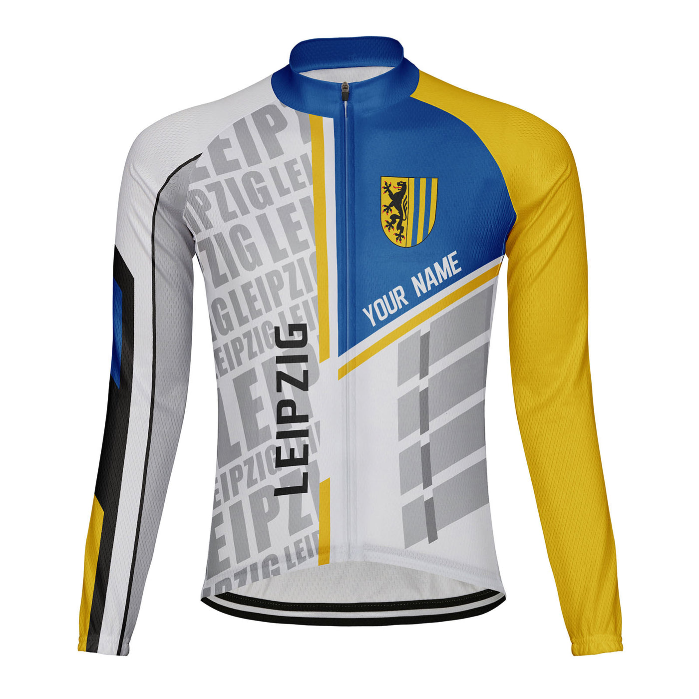 Customized Leipzig Men's Cycling Jersey Long Sleeve