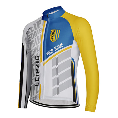 Customized Leipzig Men's Cycling Jersey Long Sleeve