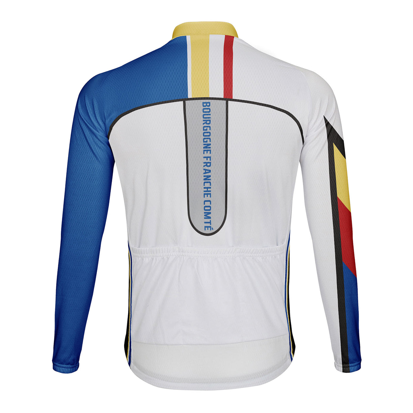 Customized Bourgogne Franche Comté Men's Cycling Jersey Long Sleeve