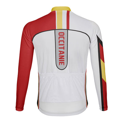Customized Occitanie Men's Cycling Jersey Long Sleeve